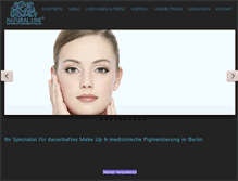 Tablet Screenshot of natural-line.de